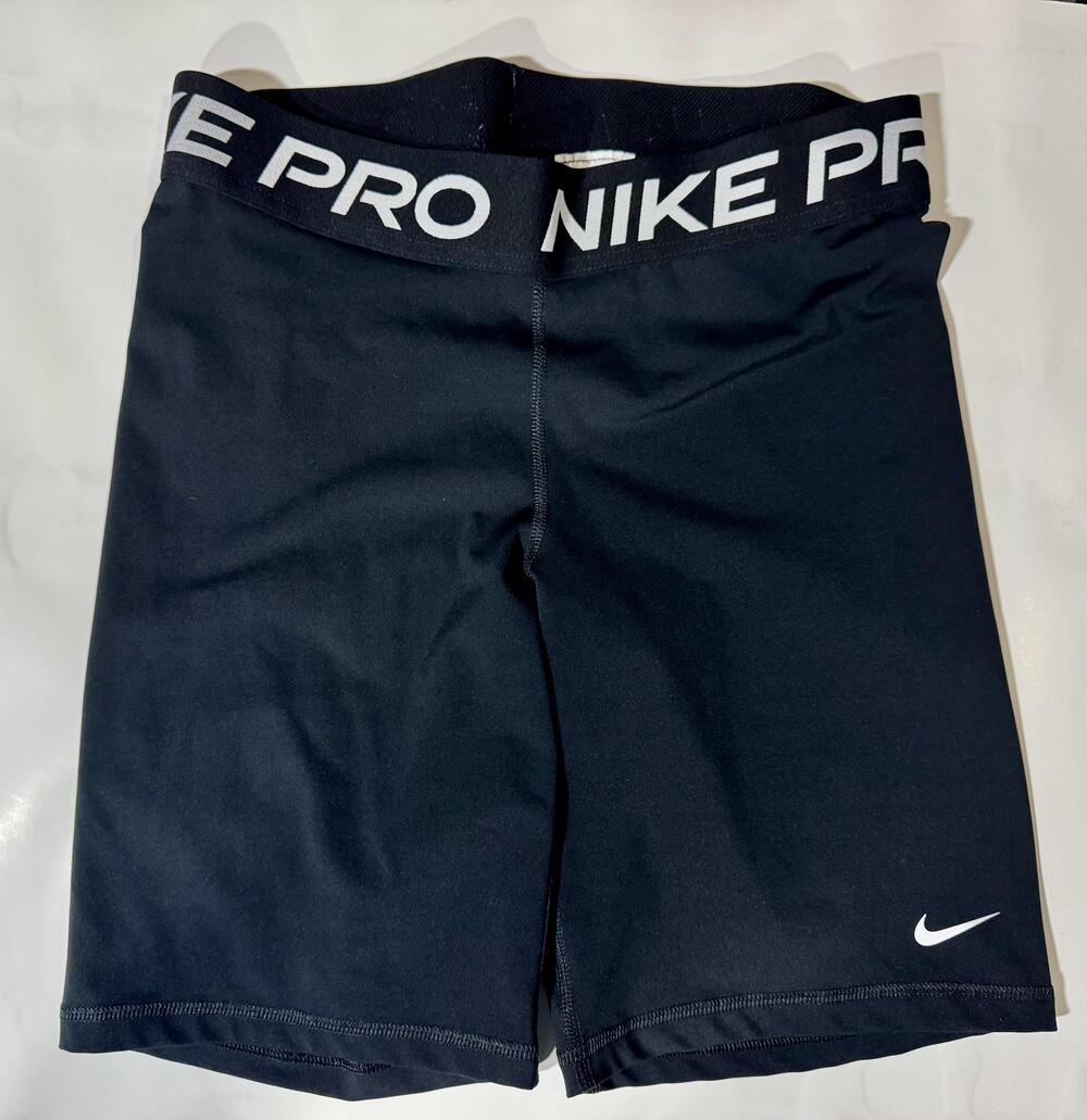 Nike Pro Dri-FIT Shorts Womens Large Black Compression Training CZ9840-010